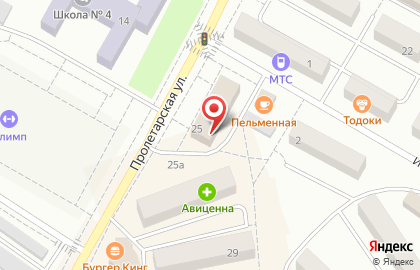 Микрокредитная компания Центрофинанс на Пролетарской улице на карте