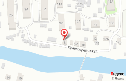 Автосервис Гараж на Правобережной улице на карте