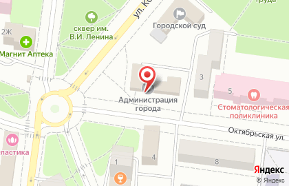 ОАО Банкомат, Банк Возрождение на Октябрьской улице на карте