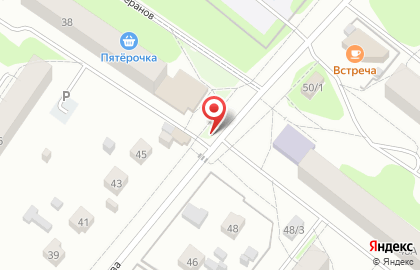 Продовольственный магазин на Корабельной улице на карте