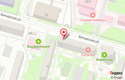 Медицинская лаборатория МедиаЛаб в Кировском районе на карте