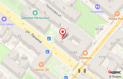 ООО Антикс на проспекте Ленина на карте