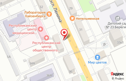Микрофинансовая компания МигКредит на проспекте Ленина на карте