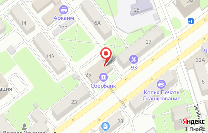 Волго-Вятский банк Сбербанка России на улице Мира, 25 на карте