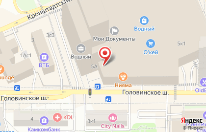 Магазин детских товаров Детский мир на Головинском шоссе на карте