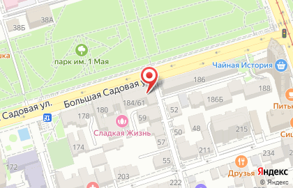 Магазин медицинской одежды MedicalService на Большой Садовой улице на карте