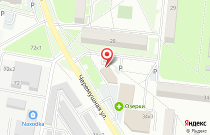 Магазин разливного пива Погребок на улице микрорайона на карте
