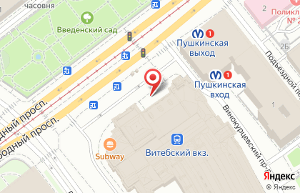 Магазин сувениров в Санкт-Петербурге на карте