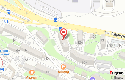 Банкомат АКБ Росбанк на улице Адмирала Юмашева на карте
