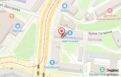 Магазин Кулинария на проспекте Гагарина на карте
