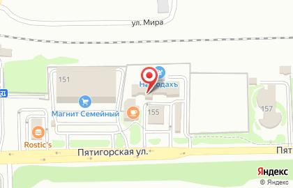 Автомастерская на Пятигорской улице на карте