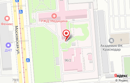 Диагностический центр ЛДЦ МИБС-Краснодар на Московской улице на карте