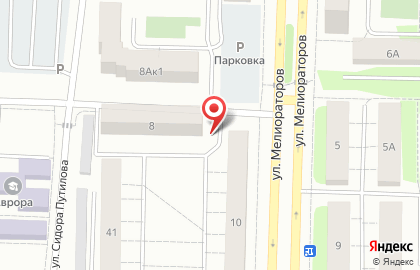 Мини-маркет Сибирь-28 на улице Мелиораторов на карте