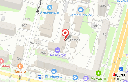 Оптово-розничная фирма Упаковка-Сервис на Демидовской улице на карте