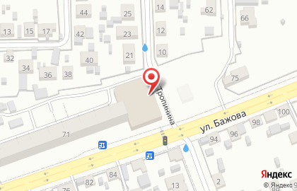 Пекарня в Кургане на карте