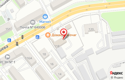 Ателье по пошиву и ремонту одежды в Кургане на карте