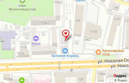 Автосервис в Астрахани на карте