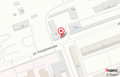 Салон ритуальных услуг на улице Кошурникова на карте