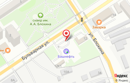 АЗС в Уфе на карте