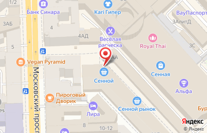 Магазин Халял на Московском проспекте на карте
