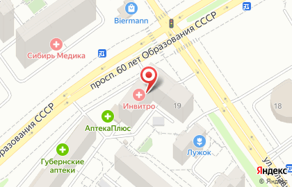 Служба доставки суши Цветущая сакура в Советском районе на карте