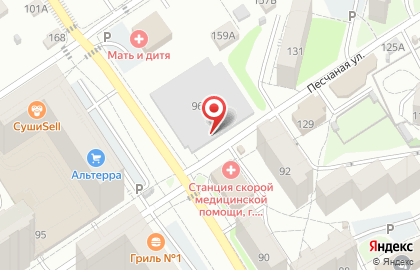 Пивной магазин Бочка в Центральном районе на карте
