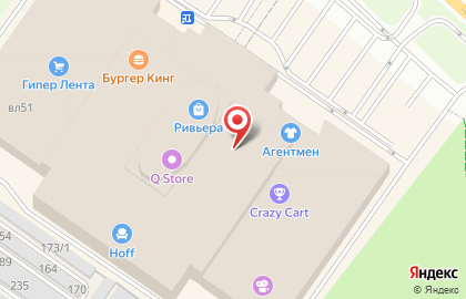Магазин мужской одежды Absolutex в Октябрьском районе на карте