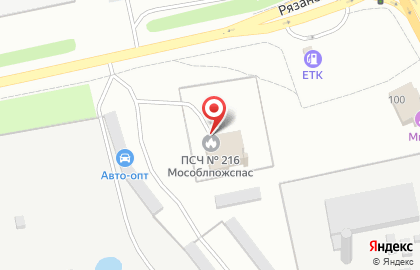 Пожарная часть №282 на карте