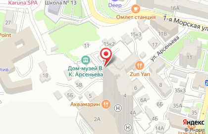 Автостоянка во Владивостоке на карте