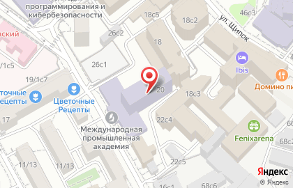 Метрополис в 1-м Щипковском переулке на карте