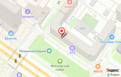 Салон плитки и керамогранита Фостайл в Октябрьском районе на карте
