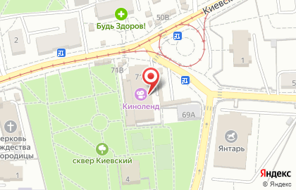 МОДНОЕ МЕСТО на Киевской улице на карте