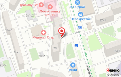 Международная школа математики и программирования для детей Алгоритмика в Южном Орехово-Борисово на карте