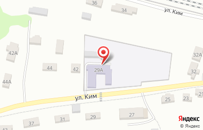 Детский сад №1 в Кимовске на карте