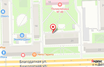 Библиотека №4, Московский район на карте