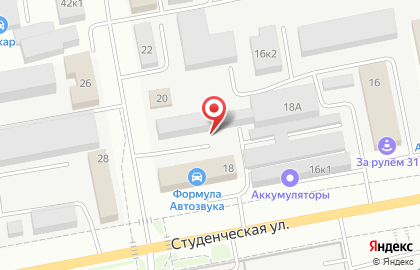 Альта-профиль на Студенческой улице на карте