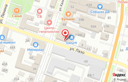 Центр развития речи Словечко во Владивостоке на карте