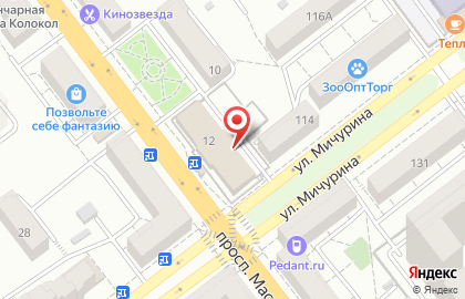 Военная прокуратура Центрального военного округа на проспекте Масленникова на карте