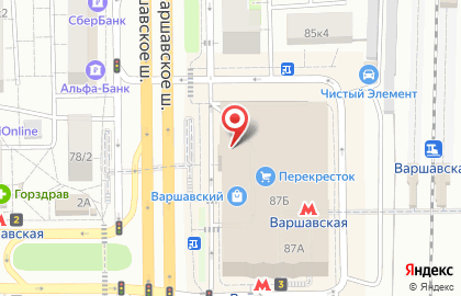 Магазин бижутерии Lady Collection на Варшавском шоссе на карте