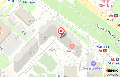 Лаборатория Гемотест на Митинской, 27 на карте