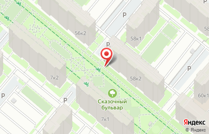 Частный детский сад Львёнок на улице Федюнинского на карте