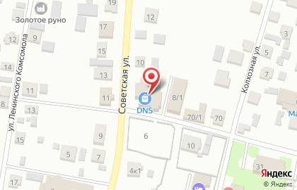 Магазин бытовой техники Техно Дом на Советской улице на карте