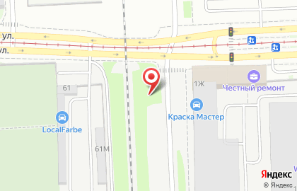 Автозапчасти на улице Бокситогорская на карте