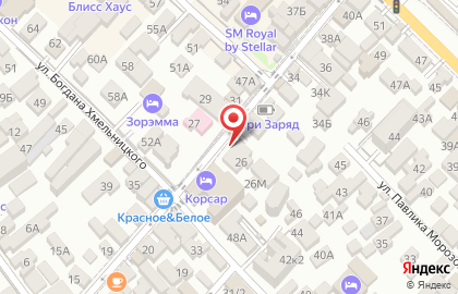 Магазин алкогольной продукции Вина Кубани на улице Свердлова на карте