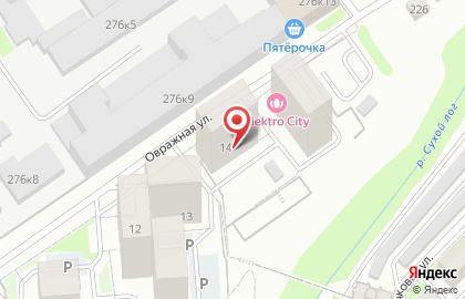 Идилия на Овражной улице на карте