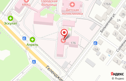 Городская больница в Краснодаре на карте