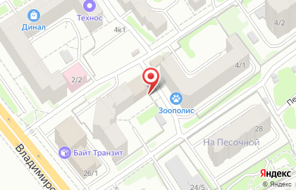 Компания Техпромсервис на Площади Гарина-Михайловского на карте
