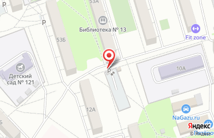 Продуктовый киоск в Металлургическом районе на карте