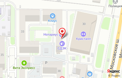 Служба экспресс-доставки Сдэк в Красноглинском районе на карте