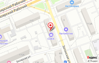 Магазин Пивградъ в Свердловском районе на карте